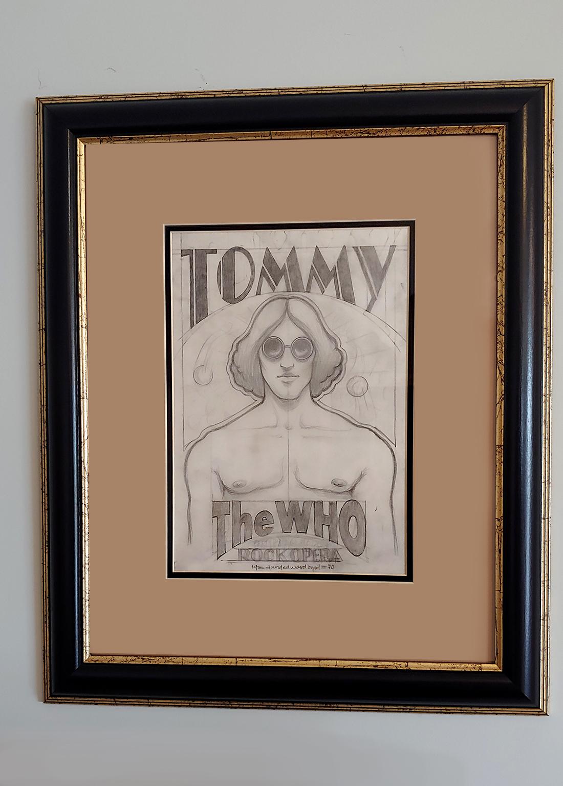 The WHO original 1970 TOMMY concept drawing For Sale 6