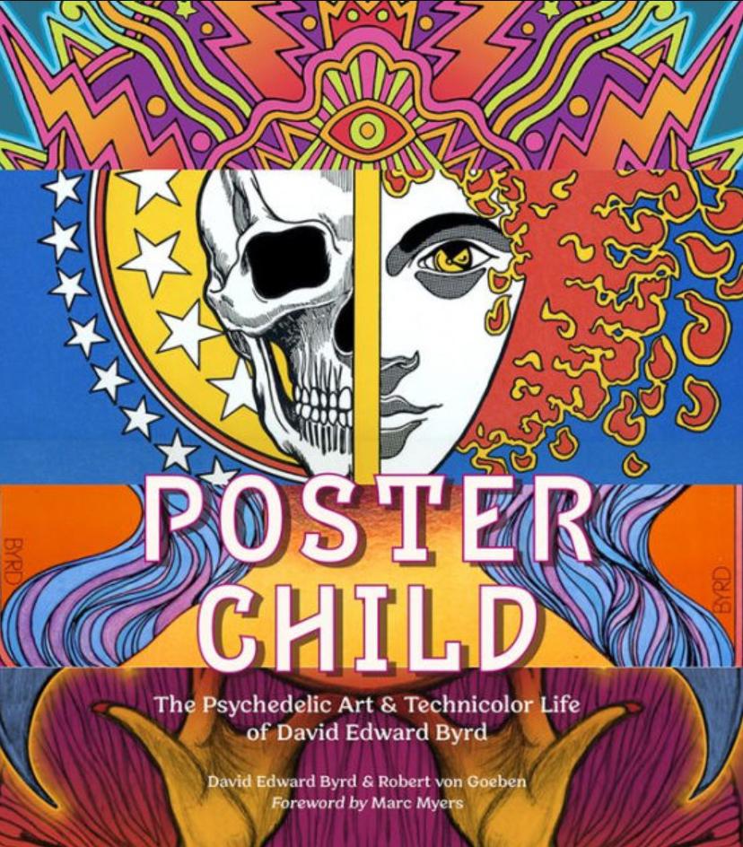 This is the rare original drawing created 54 years ago in 1970 by the legendary artist David Edward Byrd. It was presented to Bill Graham and the Rock group 