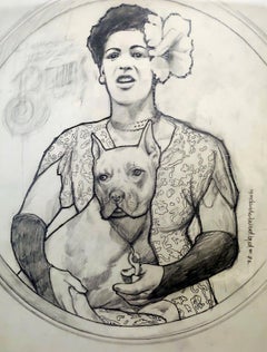 "Billie Holiday and her dog Mister" Blues 1972 original