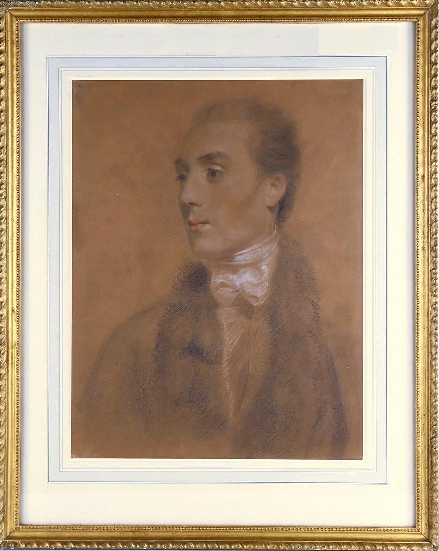 PORTRAIT D'un GENTLEMAN DANS UN PROFIL - Art de George Richmond