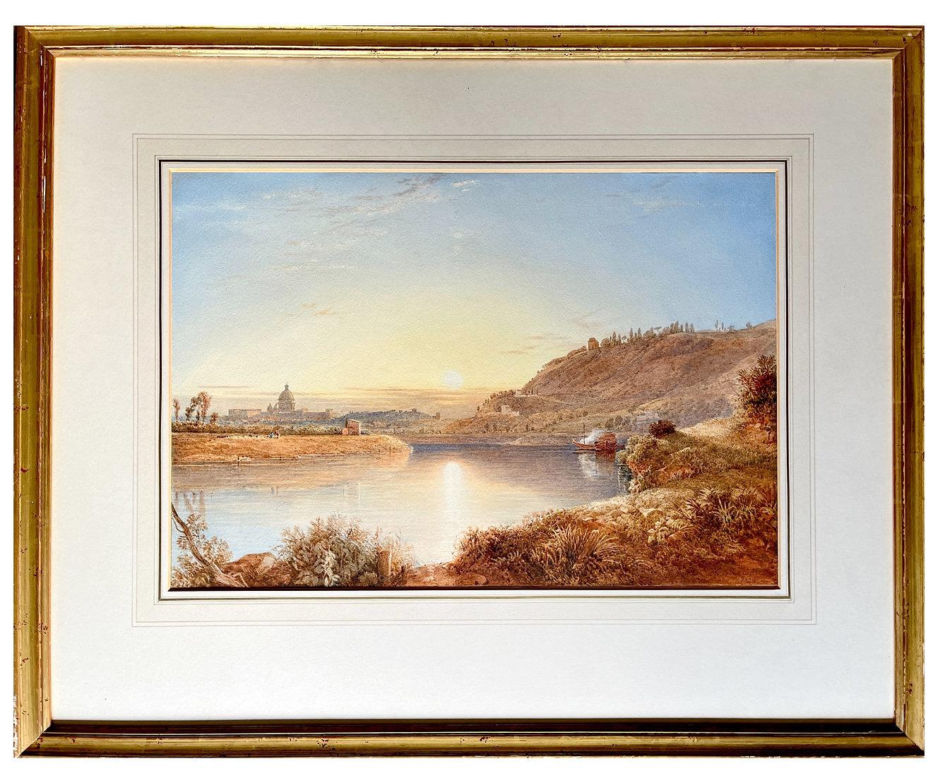 VOIR LE DÉCOUPE D'un Soleil, À PROPOS DE MONTE MARIO, ST PETER''S & ROME - Art de Andrew Wilson