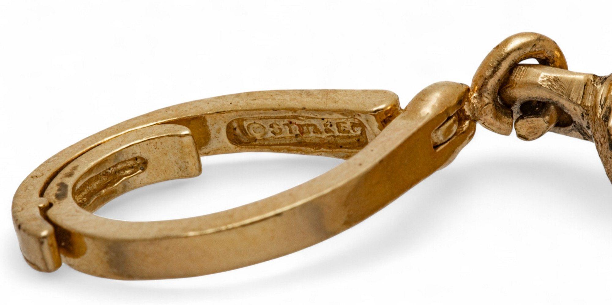 14K Gold And Opal Teardrop Pendant For Sale 3