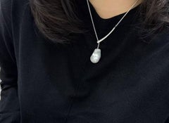 Baroque Pearl Necklace, Adjustable Length