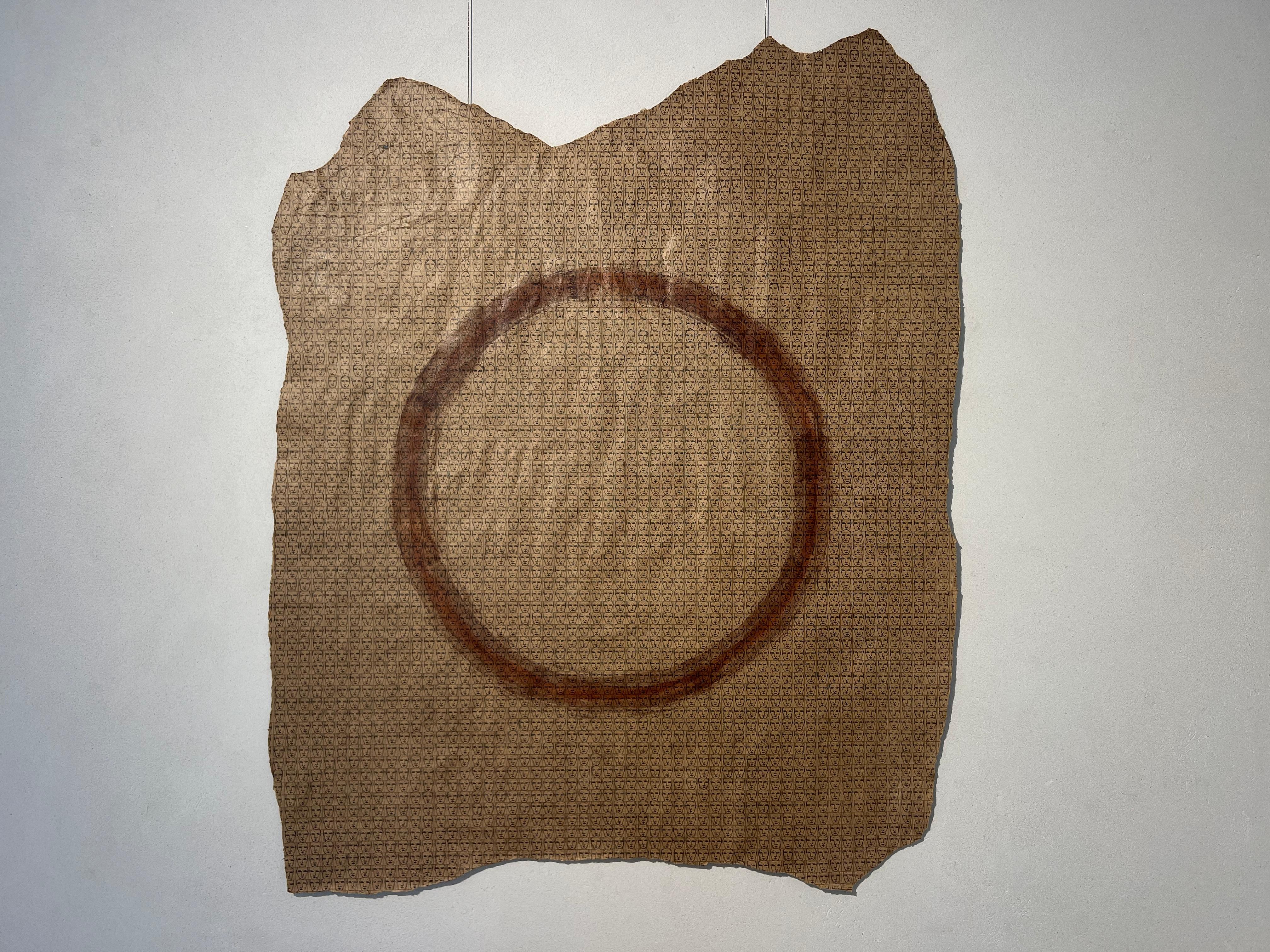 Peter Kramer Portrait - Primitive drawings on paper, hand-drawn Chinese ink, three thousand portraits
