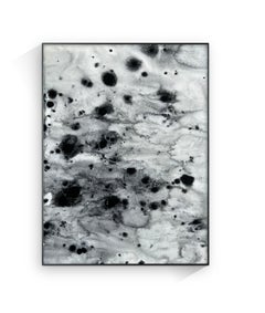 Black chinese ink on Paper, 30 x 40 cm, Contemporary Landscape Painting