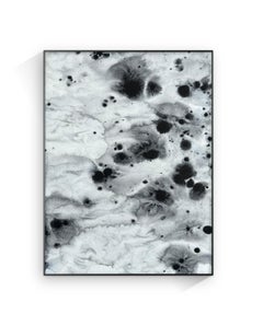 Original Tinte auf Papier, 30 x 40 cm, zeitgenössische Landschaft, botanischer Expressionismus
