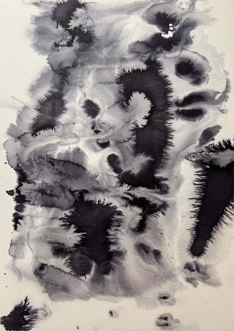 Ink Abstract Drawings and Watercolors - 2,103 For Sale at 1stDibs
