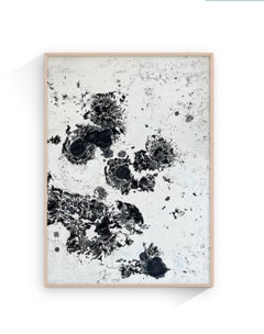 Original ink on Paper, Contemporary Landscape Botanic Expressionist