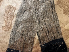 Chinese ink painting made with thousands of numbers, natural black, brown