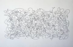 ''Doily'', Tinte auf Mylar, Abstrakt, zeitgenössisch, Kunst