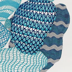 'Accumulation 4', Markers, pens, patterns, contemporary, abstract drawing