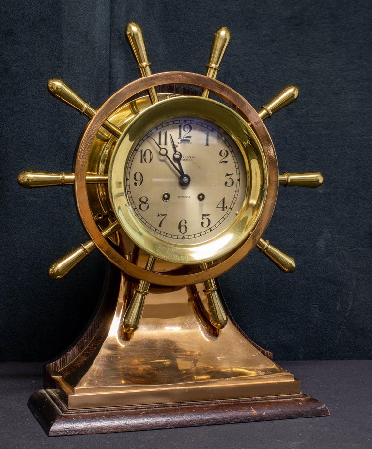 Chelsea of Boston Ships Wheel Chelsea Mariner Time and Chime Ships