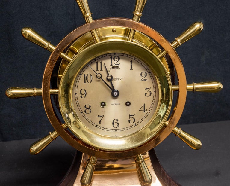 Chelsea of Boston Ships Wheel Chelsea Mariner Time and Chime Ships