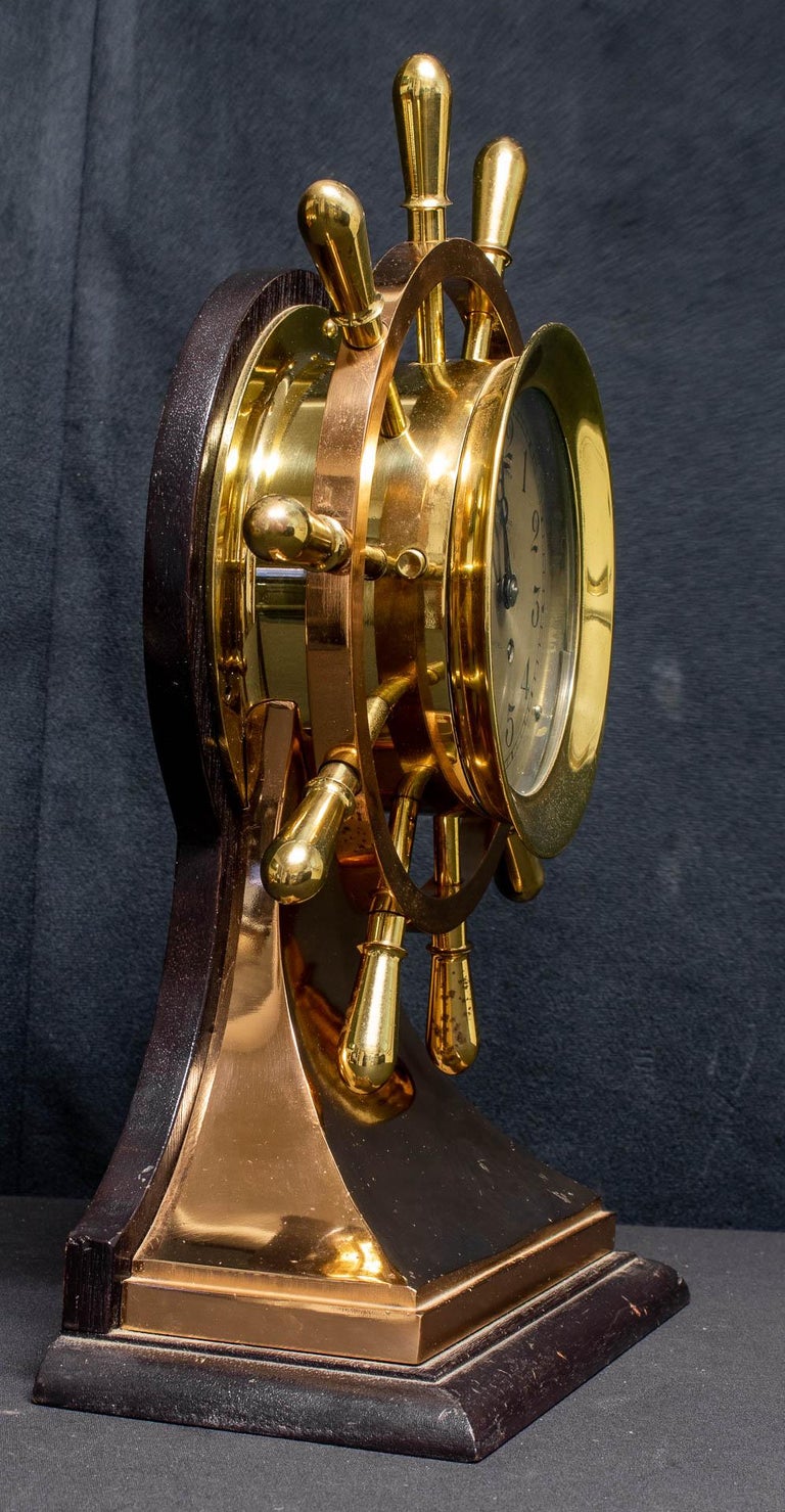 Chelsea of Boston Ships Wheel Chelsea Mariner Time and Chime Ships