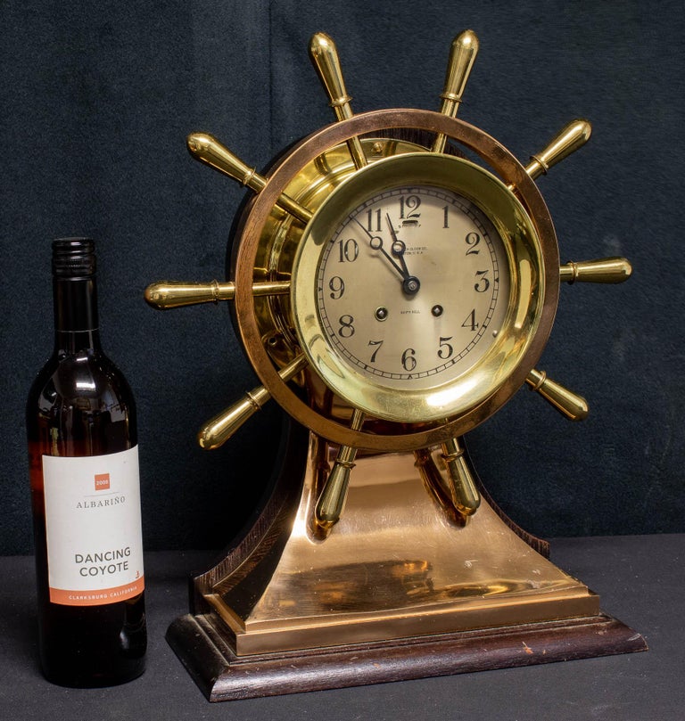 Chelsea of Boston Ships Wheel Chelsea Mariner Time and Chime Ships