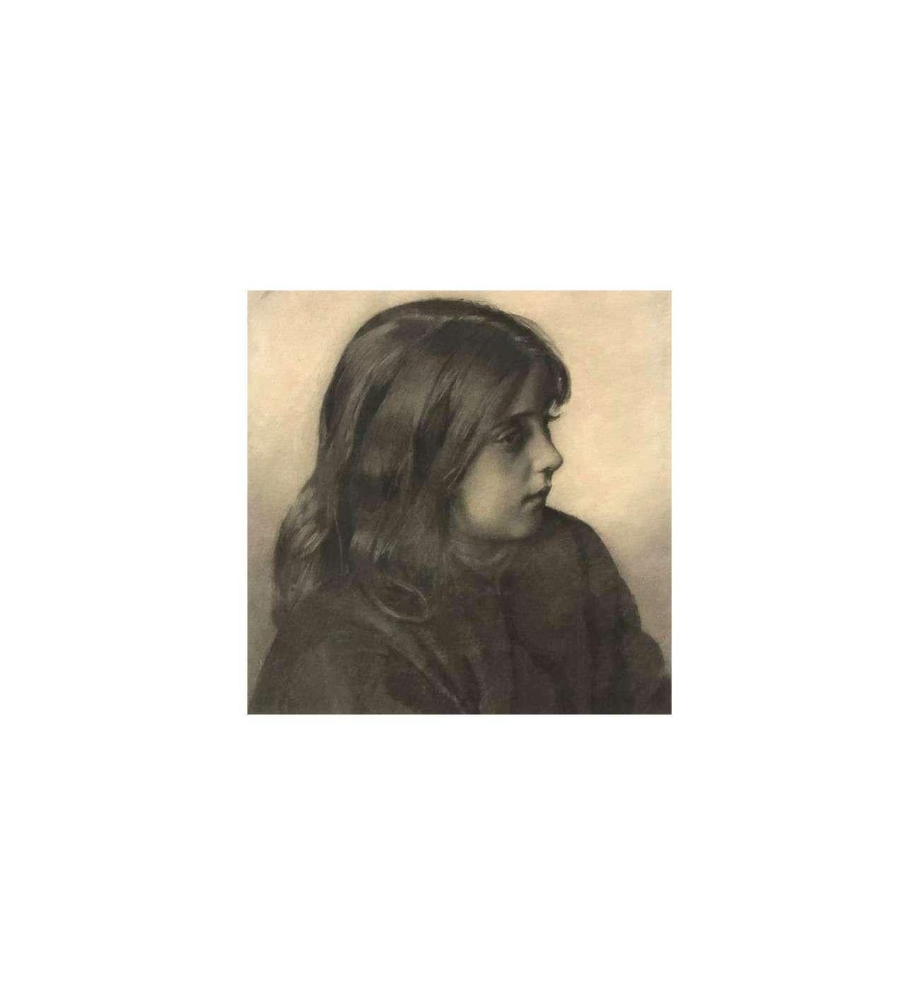 Descubre este magnífico dibujo a carboncillo de

Heinrich Axenfeld

artista del siglo XIX (1824-1895) conocido por su talento para el retrato realista y poético.

Este delicado perfil de una joven muestra gran atención al detalle y dominio del