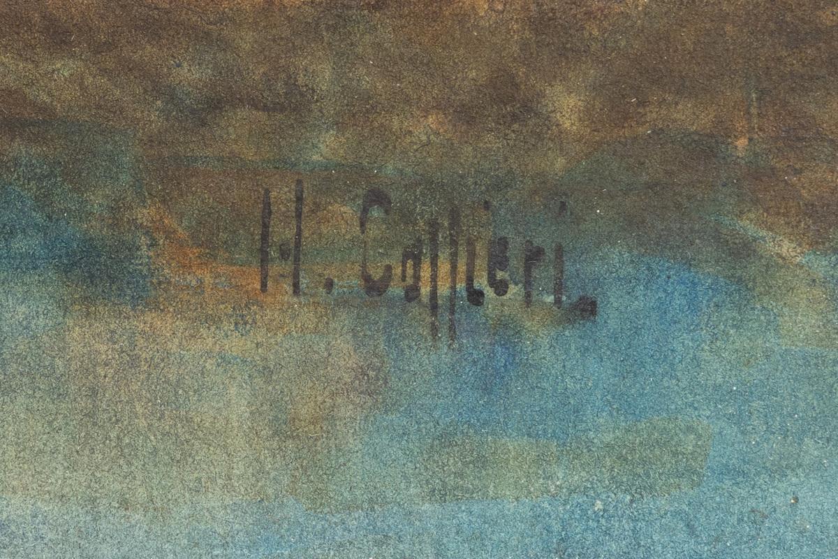 Whispers und Porzellan,  Aquarel von Hector Caffieri im Angebot 6