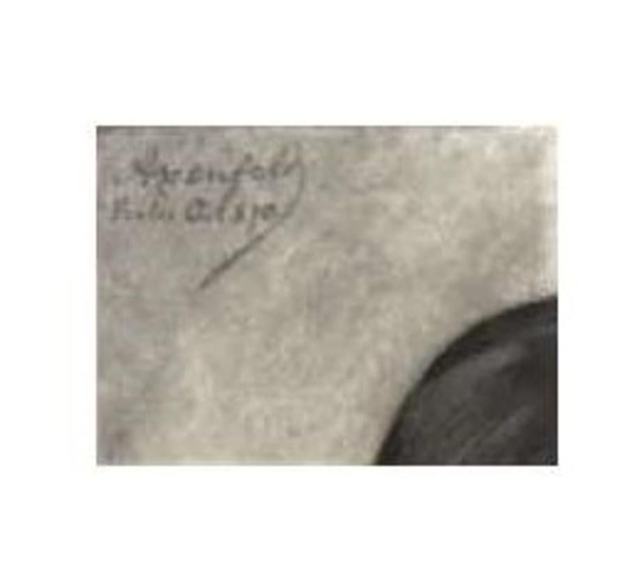 Kohleporträt eines jungen Mädchens - Heinrich Axenfeld (1824 -1895) im Angebot 1