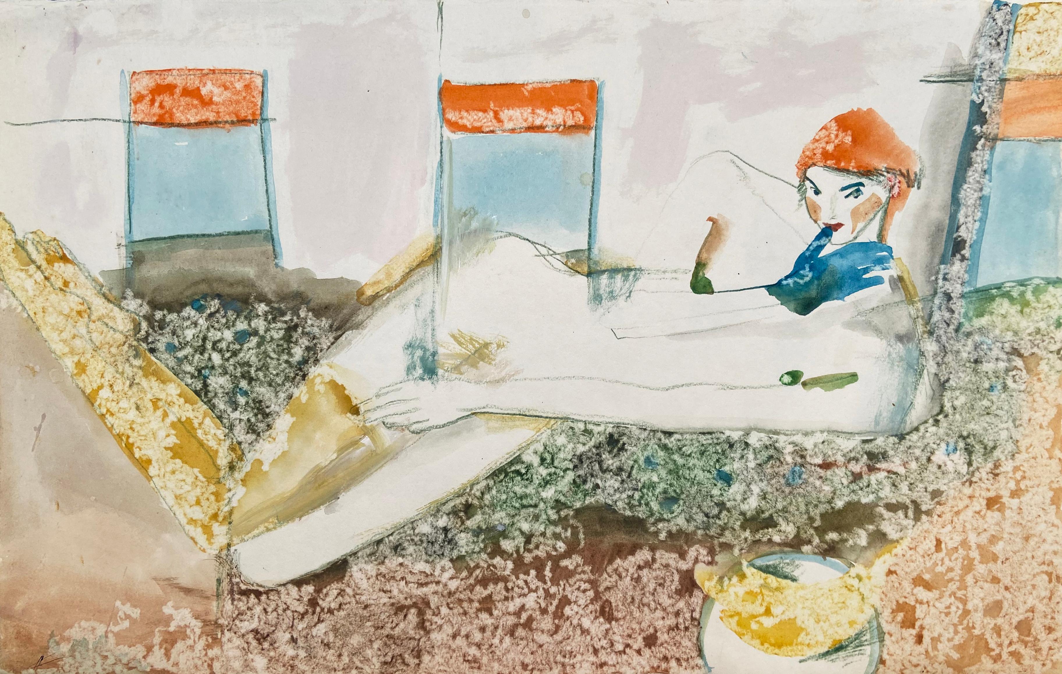 Shana Wilson - Nude male - Figurative Man Large Oil On Board by Shana