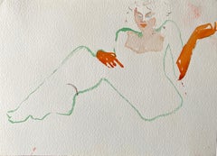 21st Century and Contemporary Nude Drawings and Watercolors