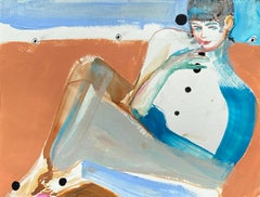 Pintar dibujos abstractos y acuarelas