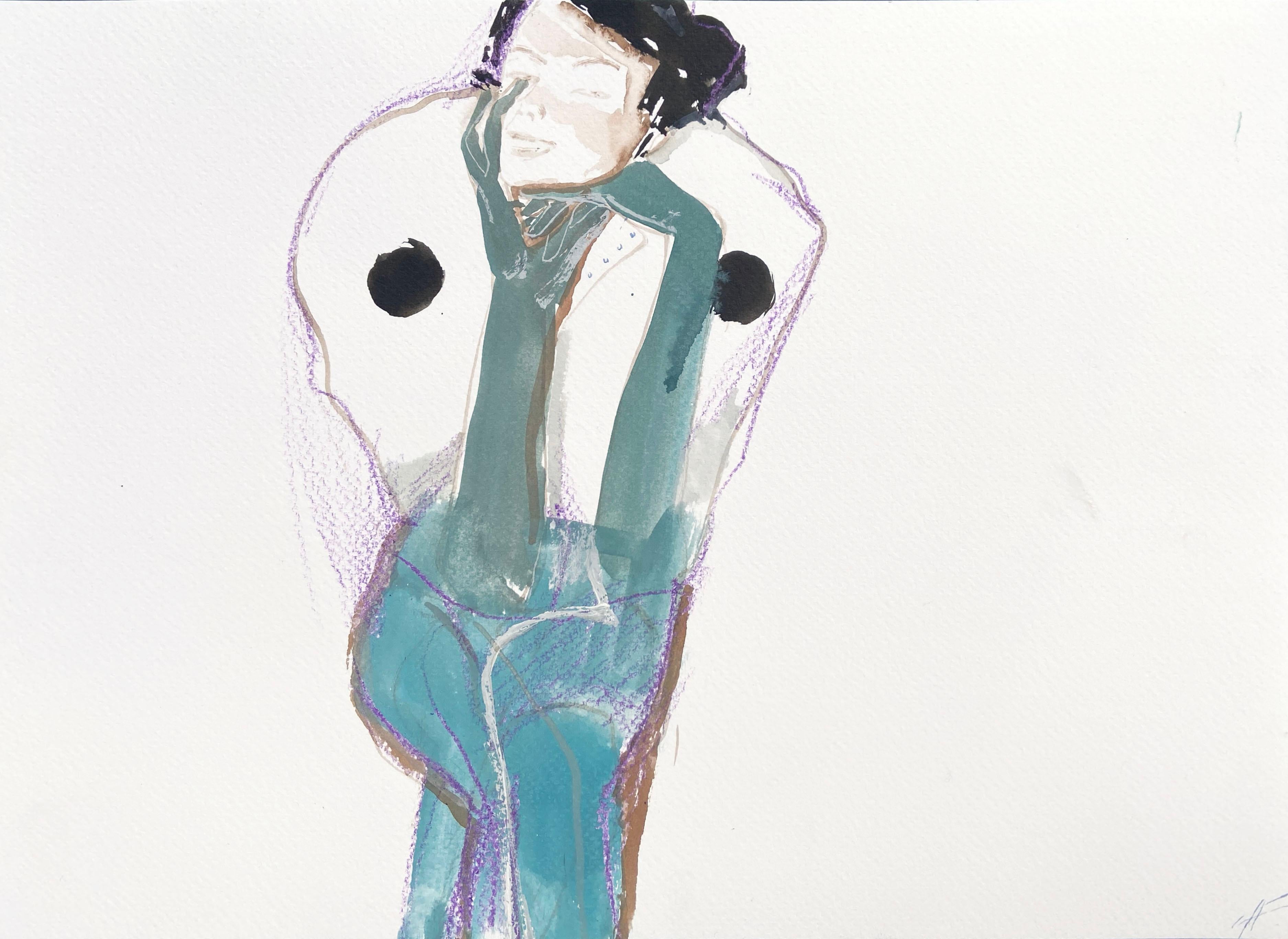 Portrait, nude, erotic, girl, contemporary, Vienna session