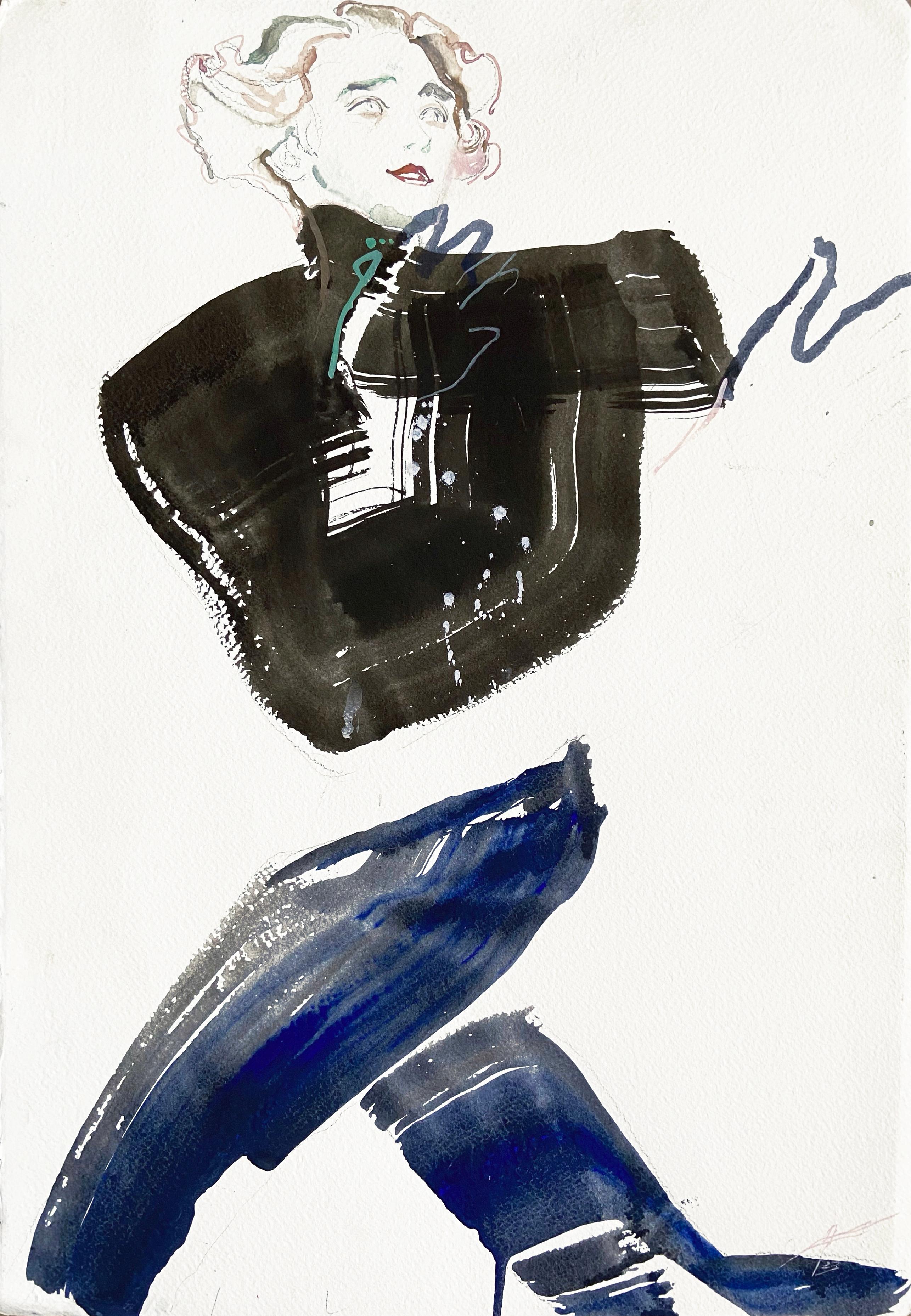 

figurative watercolour portrait of a boy
on paper Fabriano 320 msg
abstract brush strokes
expressive eyes
red lips
blue eyes.


original watercolour painting on paper
one-of-a-kind 
hand signed

In her works we can find many memories of the great
