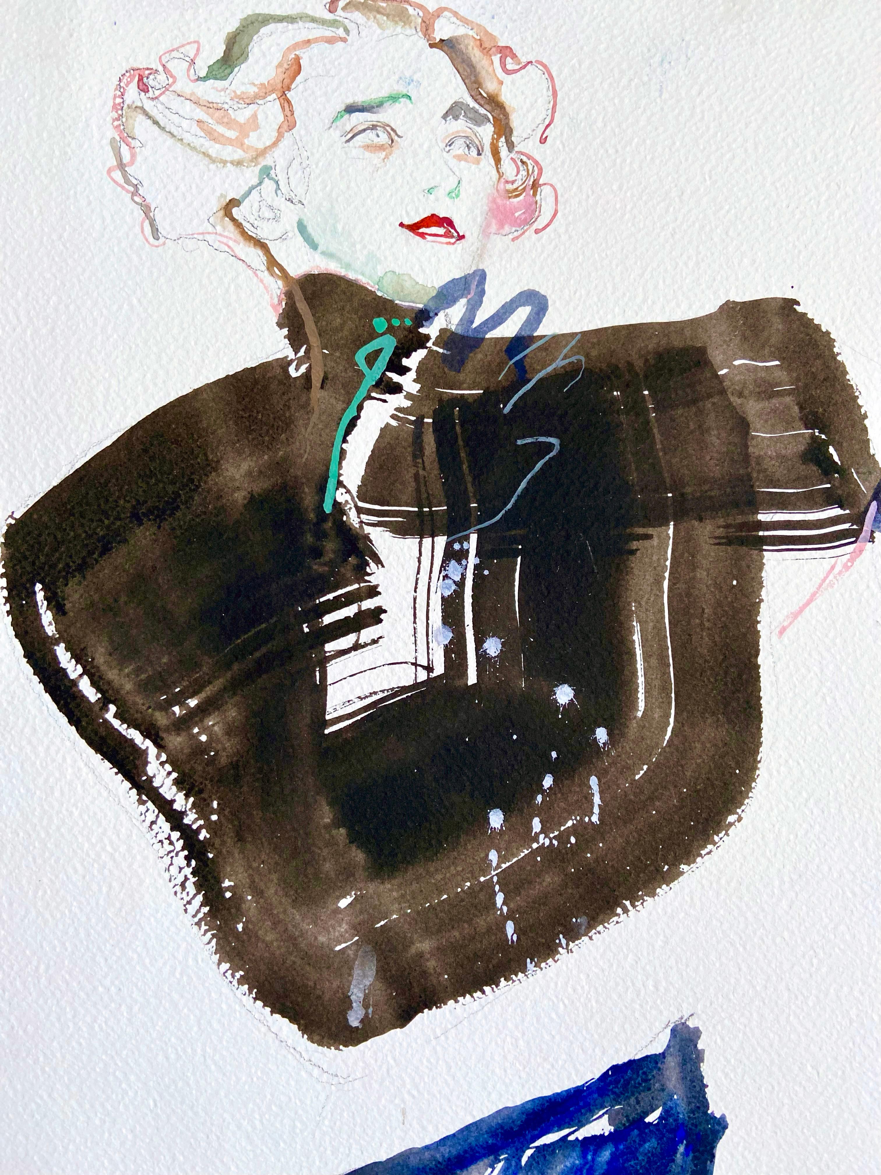 watercolor  portrait For Sale 2