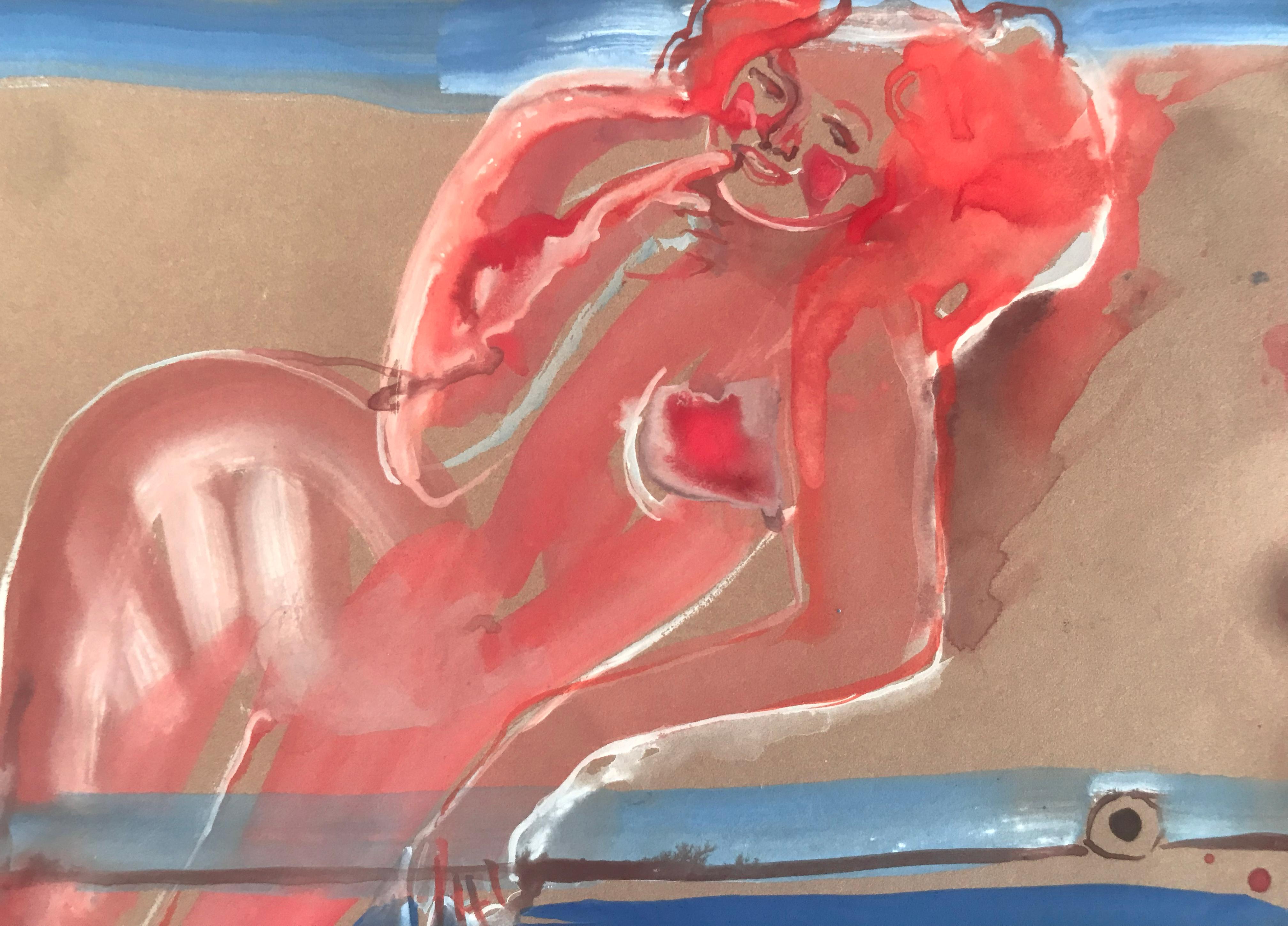 dibujo desnudo Daisy - Art de Anastasia Aureum