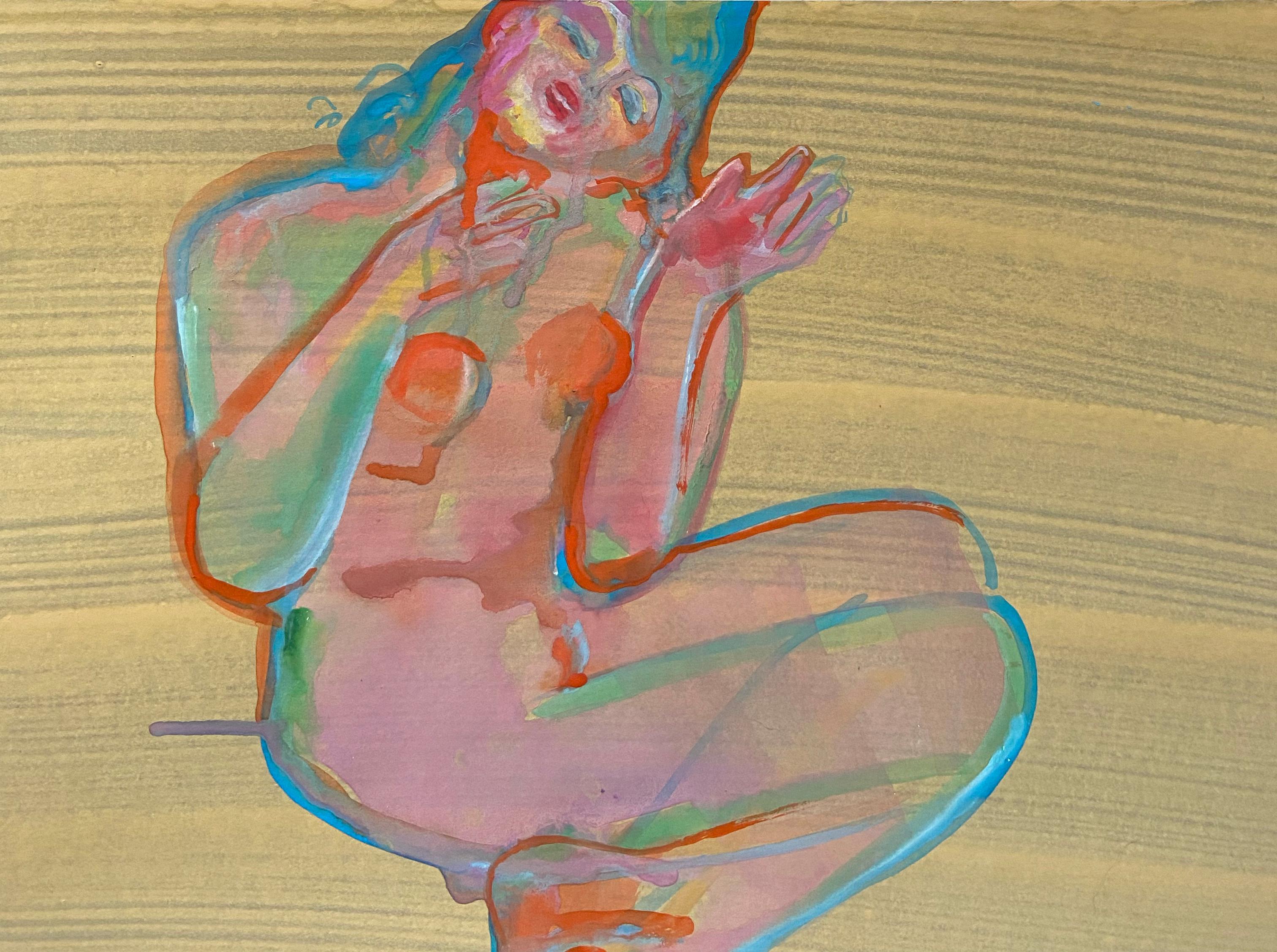 nackt Aquarell Mimmi – Art von Anastasia Aureum