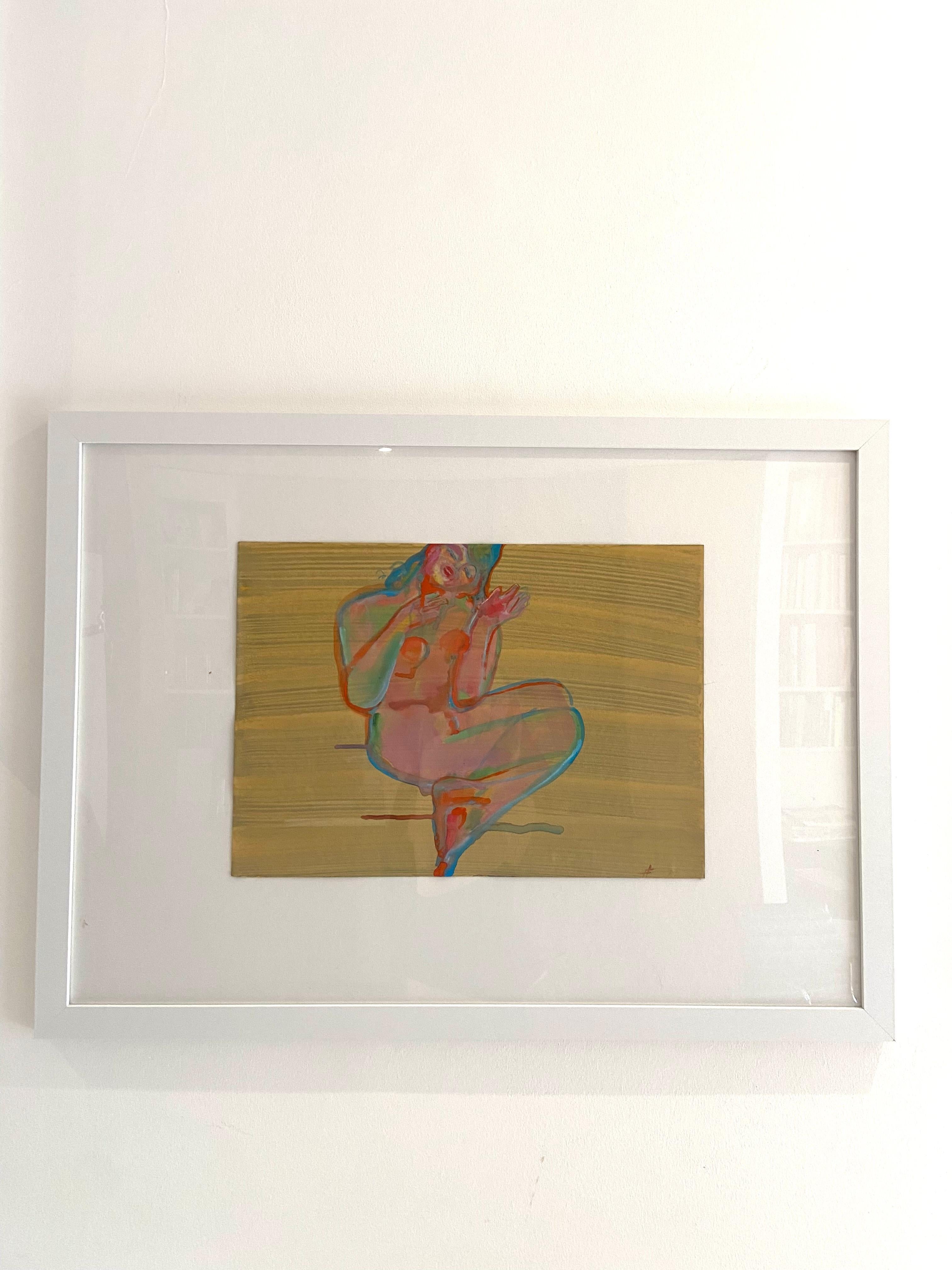 nackt Aquarell Mimmi im Angebot 1