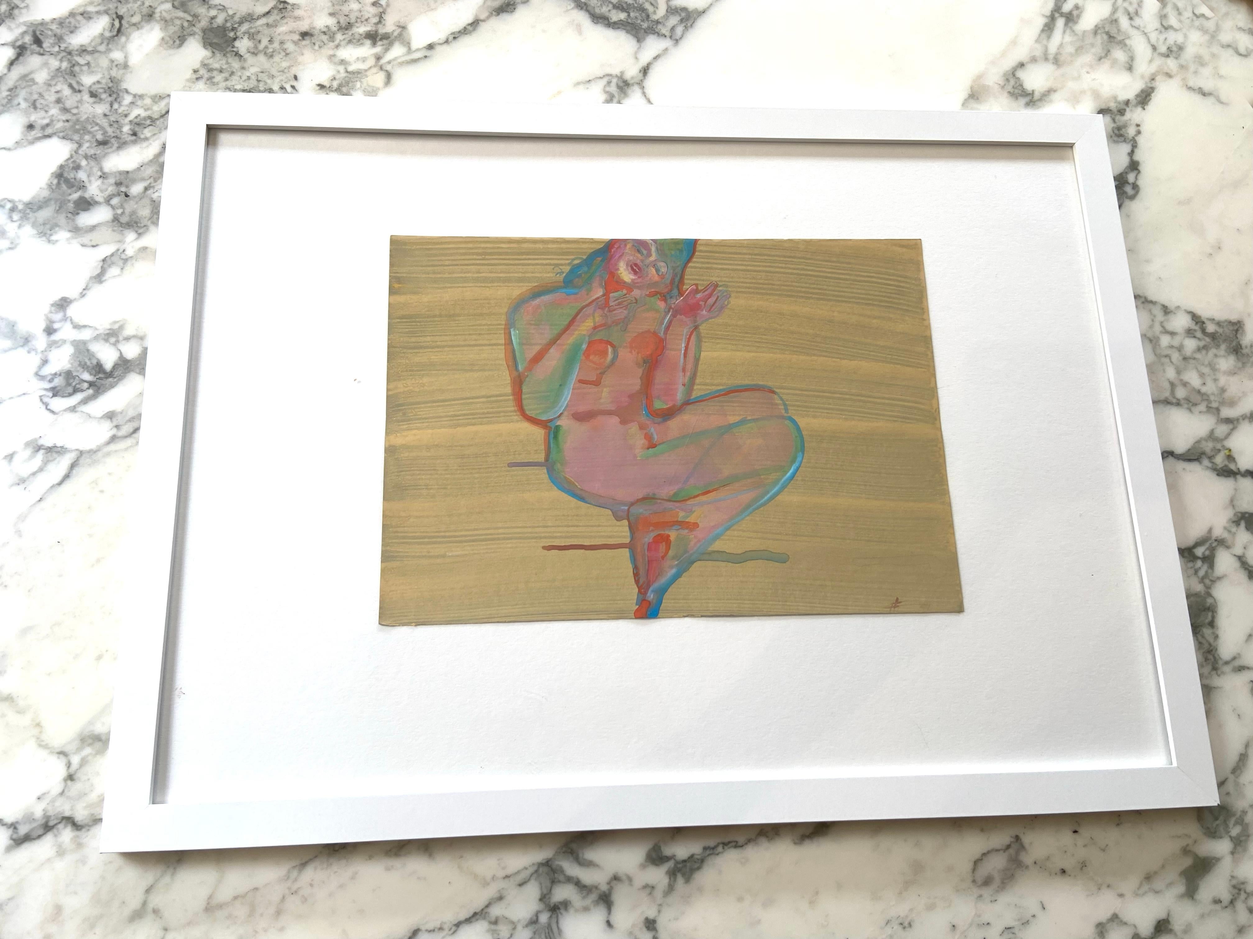 nackt Aquarell Mimmi im Angebot 2