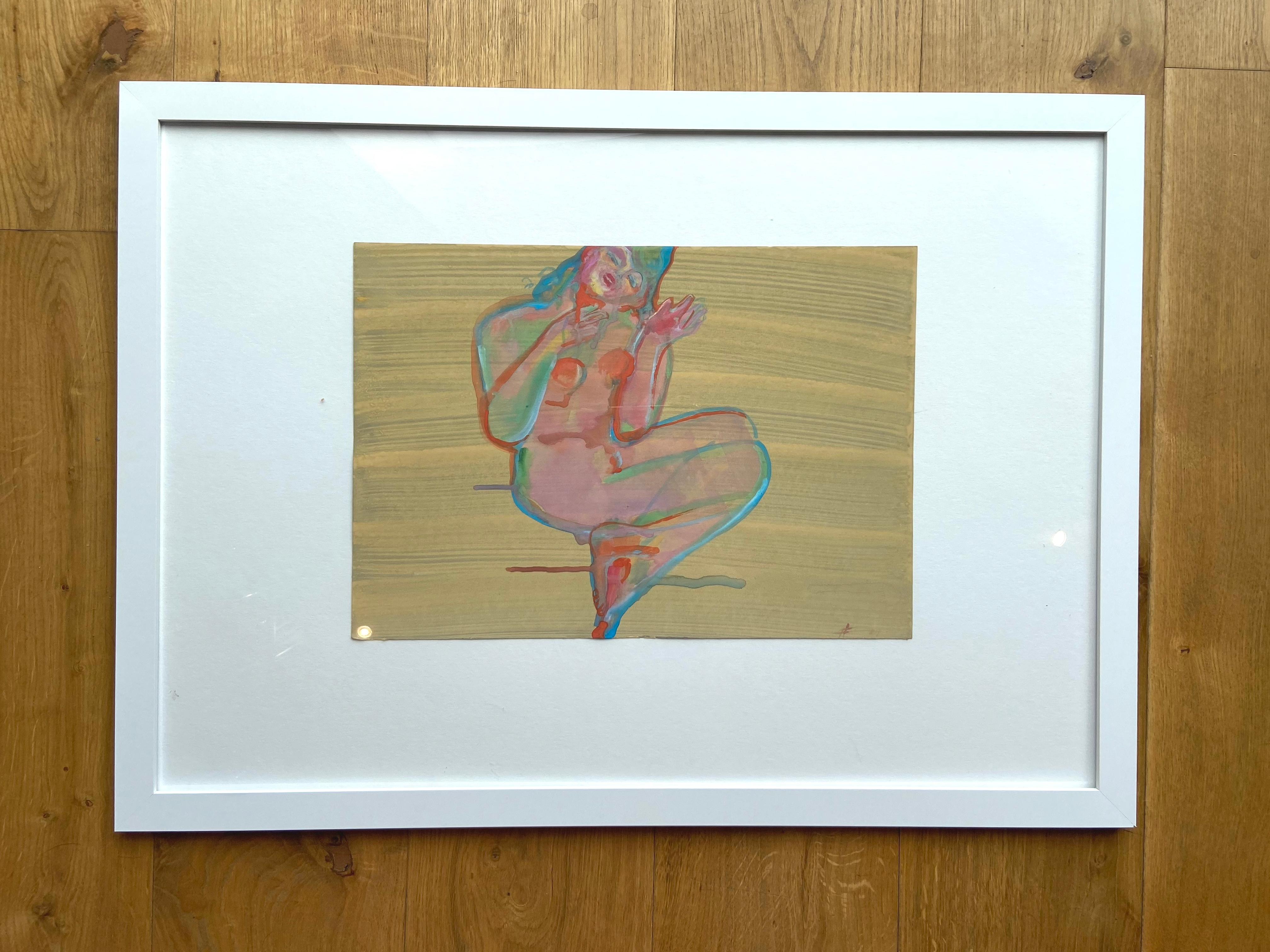 nackt Aquarell Mimmi im Angebot 3