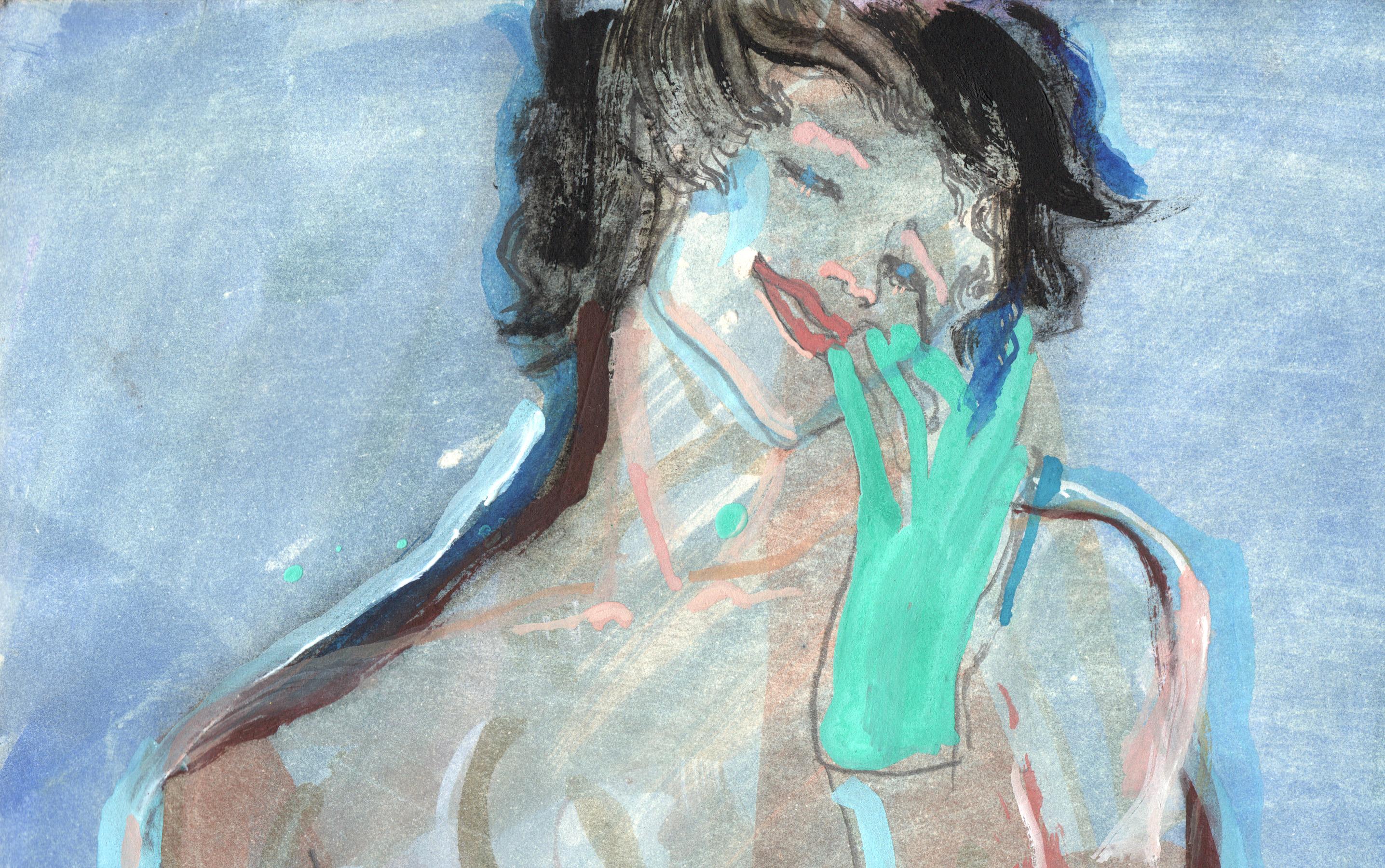 Blue boy - Art by Anastasia Aureum