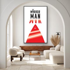 poster astratto Libro Mirror Man di Ana K.