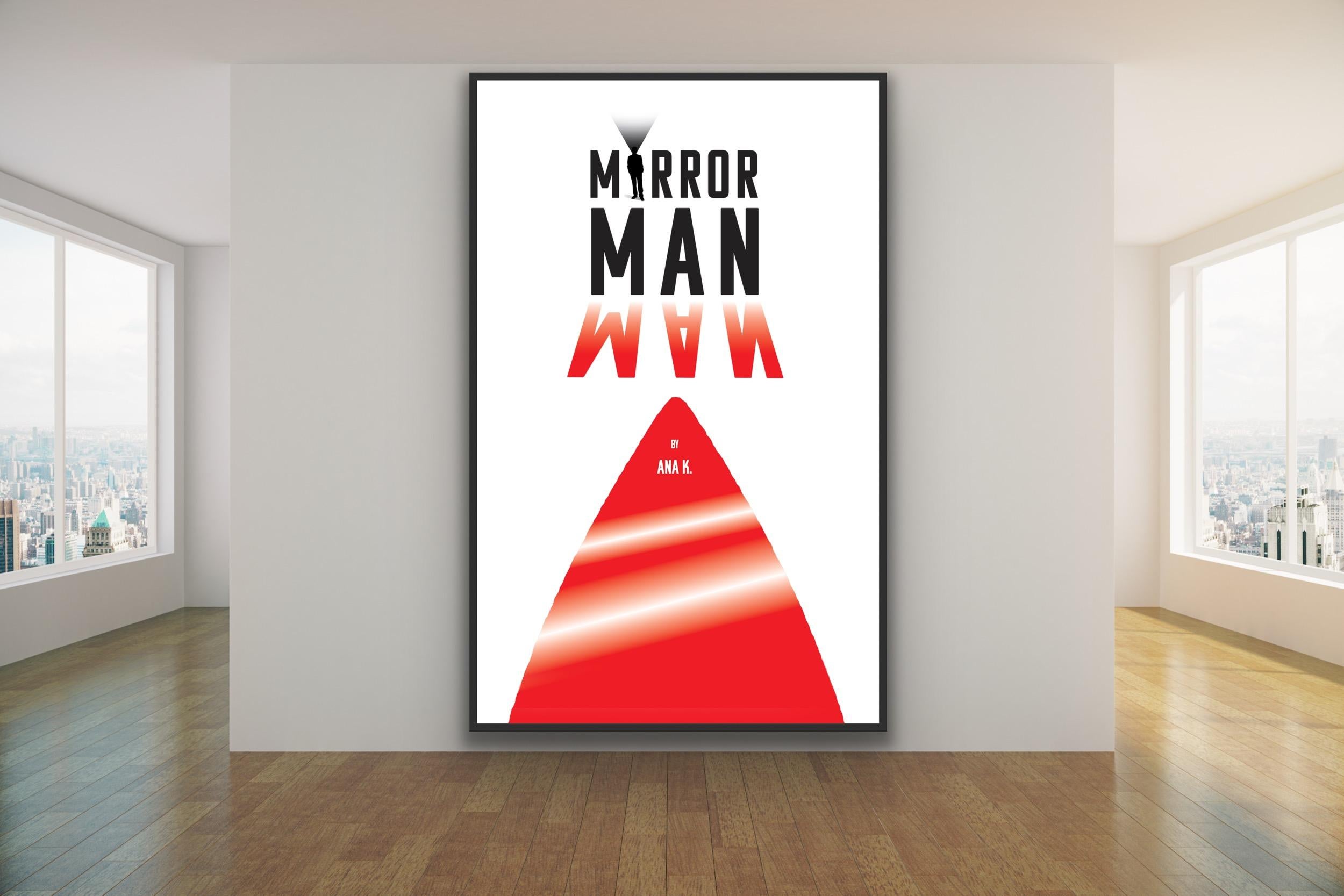 poster astratto Libro Mirror Man di Ana K. in vendita 1