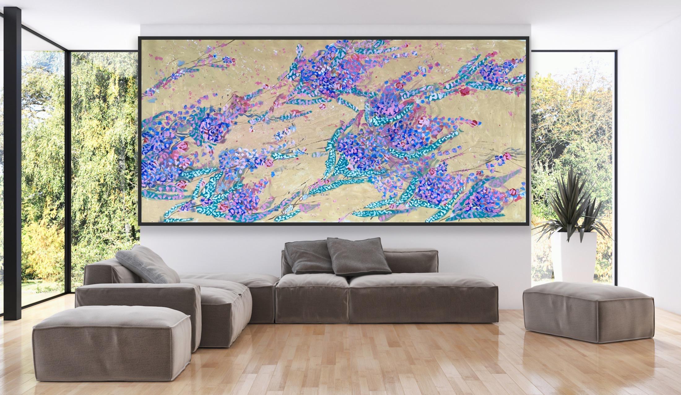 100x194cm (105x198 cm full size)
original painting on canvas
hand signed
one-of-a-kind



 shipped rolled, not framed

Katarina's works are in private collections in Luxembourg, Copenhagen, Palm Springs; Australia and Germany.

Katarina Joys studied