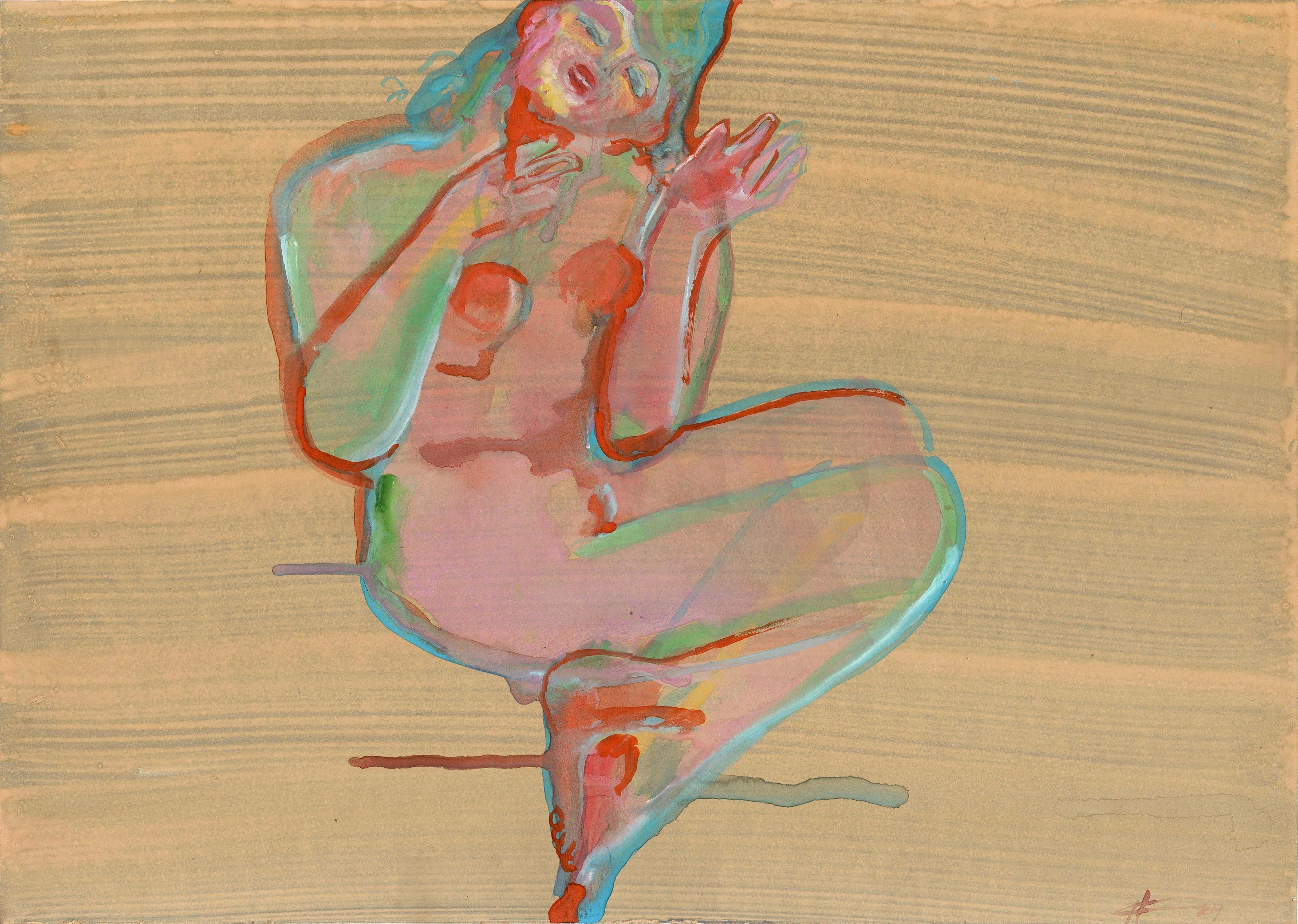 nudo acquerello Mimmi in vendita 7