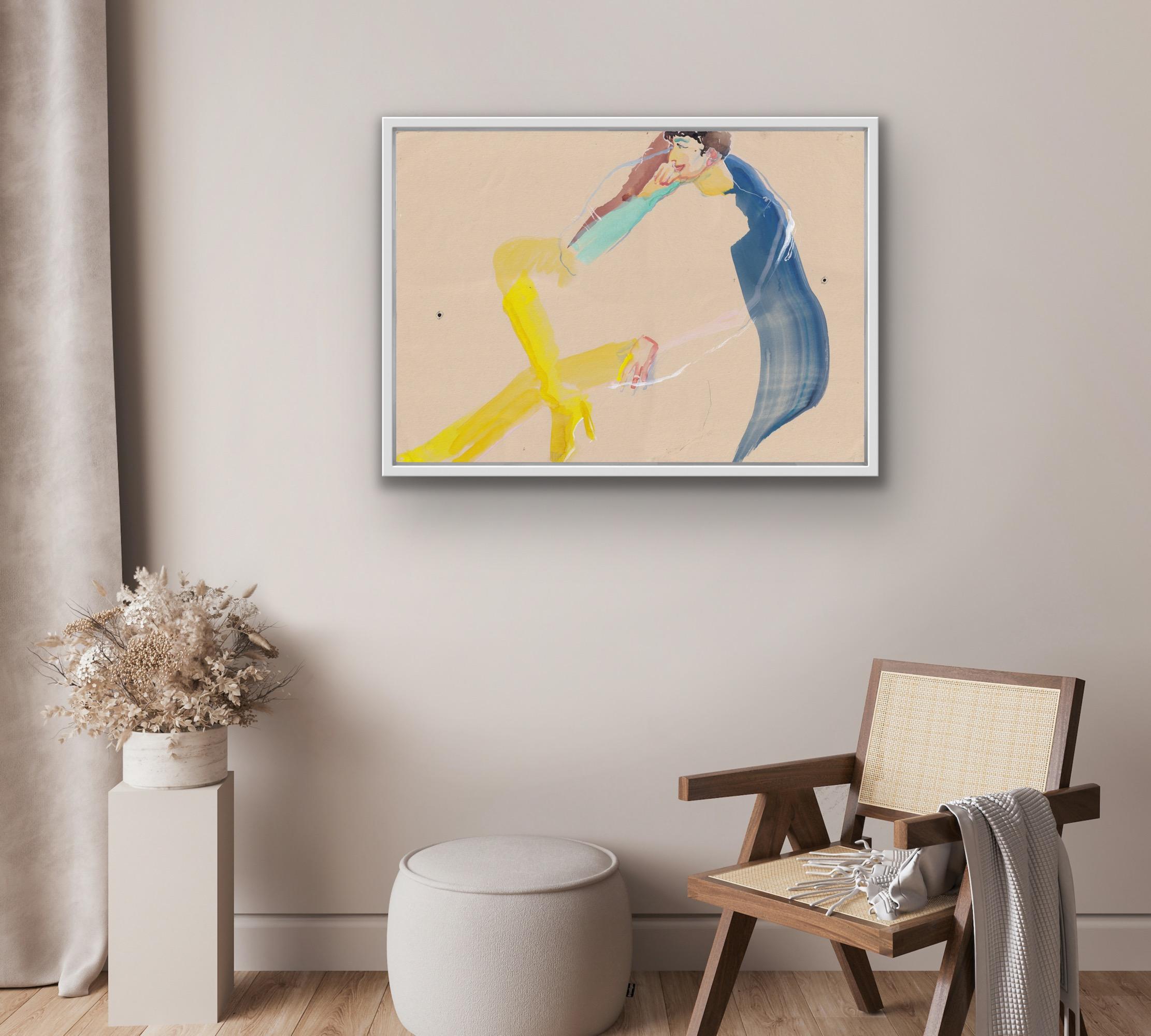 Portrait watercolor Andre For Sale 5