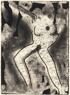 "Portrait of a Girl" Intaglio Etching, Ink on Cotton Fine Art Paper, Figurative