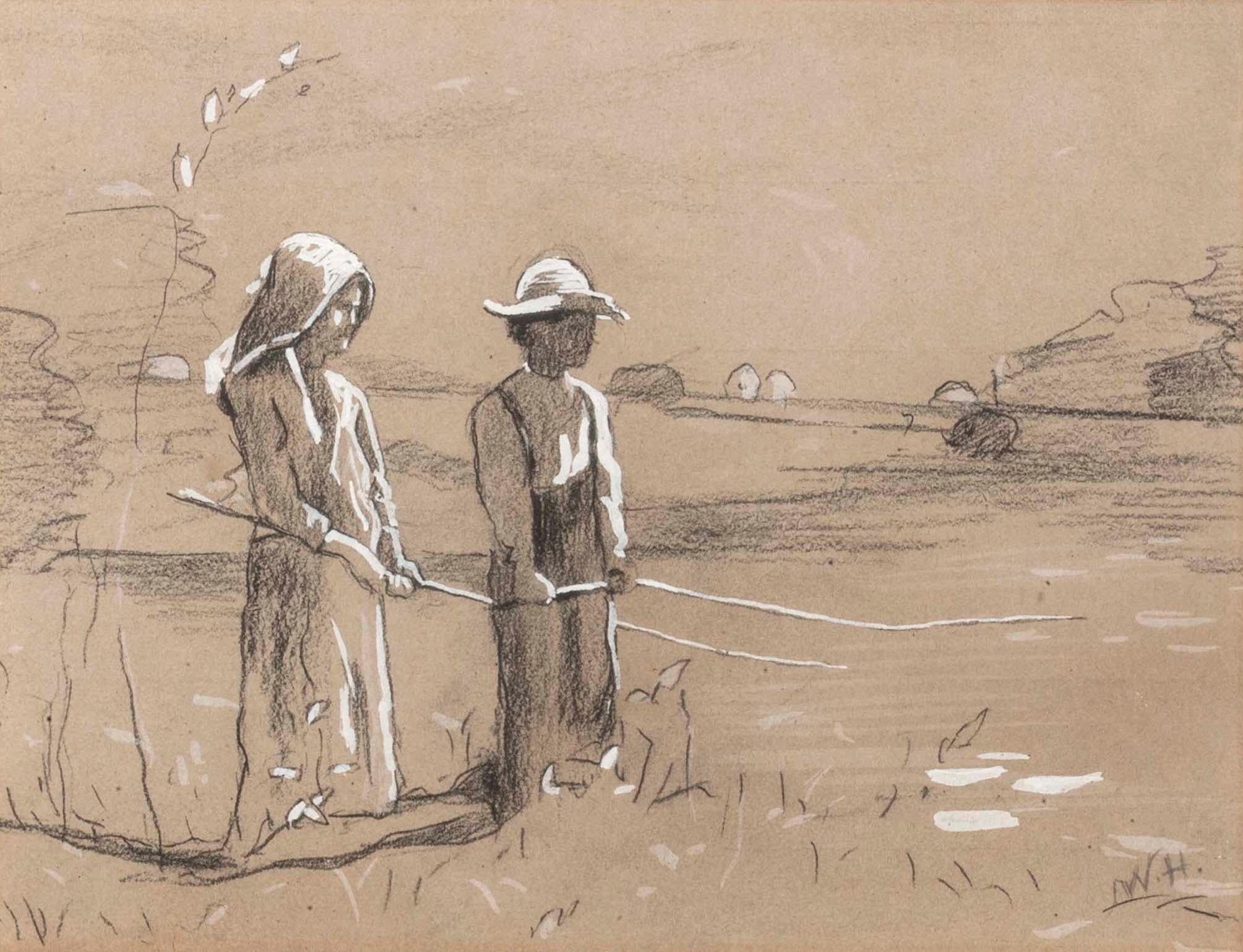 Fishing, 1878 - Art by Winslow Homer