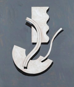 Peter Schuyff "Grey Abstraction", 1980