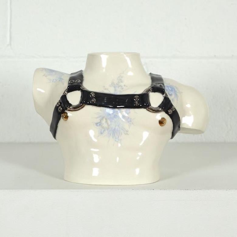 Harness Vase - Sculpture by Pansy Ass Ceramics