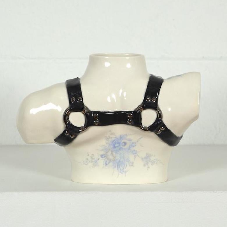 Working in the postmodern tradition of paradox and appropriation, Pansy Ass Ceramics' creations are subversive, naughty with a touch of saccharine sweetness.

The Toronto-based duo, Kris Aaron and Andrew Walker started hijacking bric-a-brac ceramics