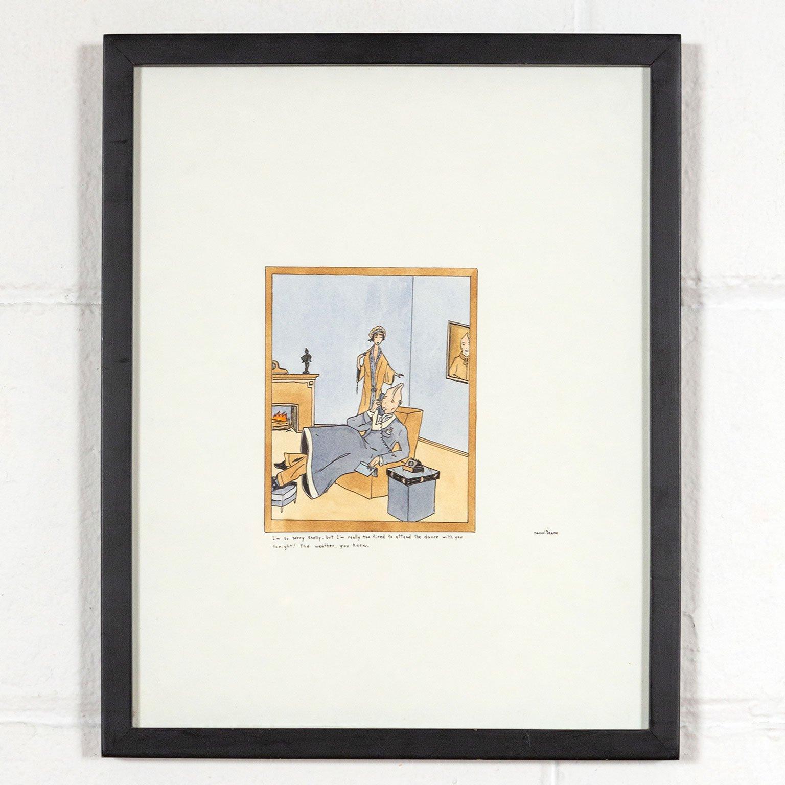 Ohne Titel (Too Tired, Shelly) – Art von Marcel Dzama