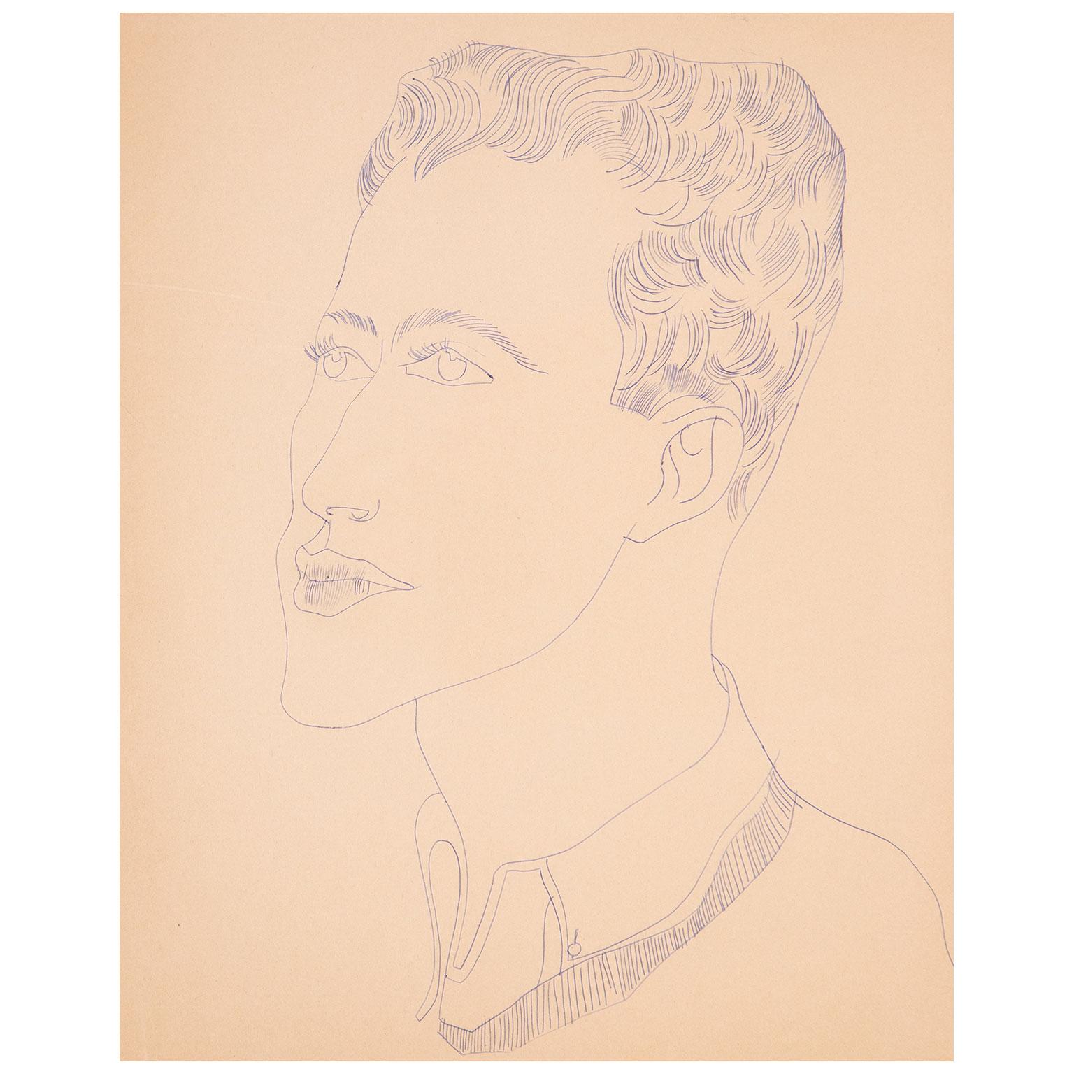  Untitled "Portrait of a Young Man (Carlo)"  - Art by Andy Warhol