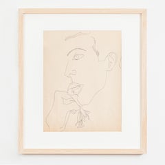 Young Man with Flower