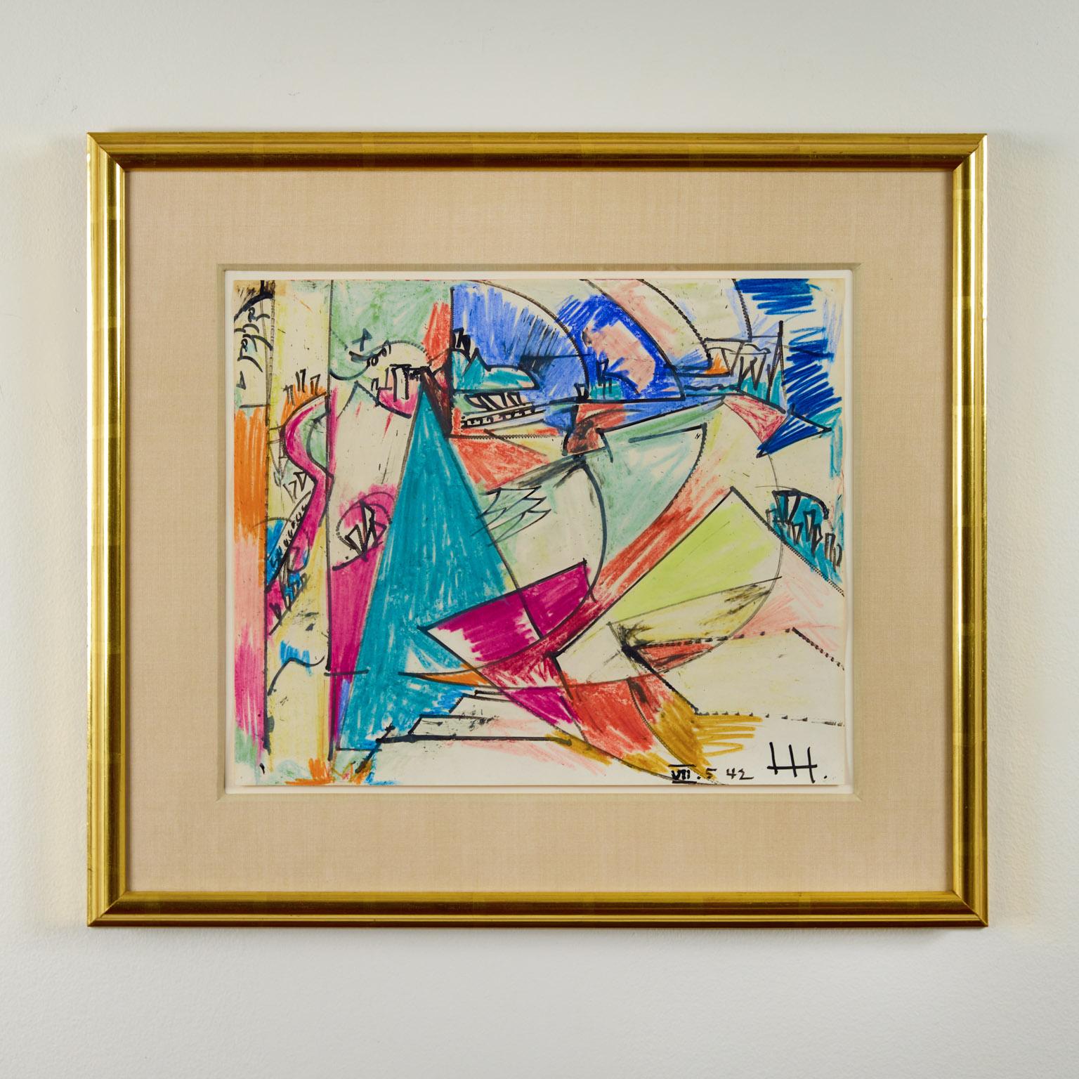 Abstract Drawing Hans Hofmann - Sans titre