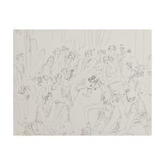 Charlie Chaplin mit Tänzern