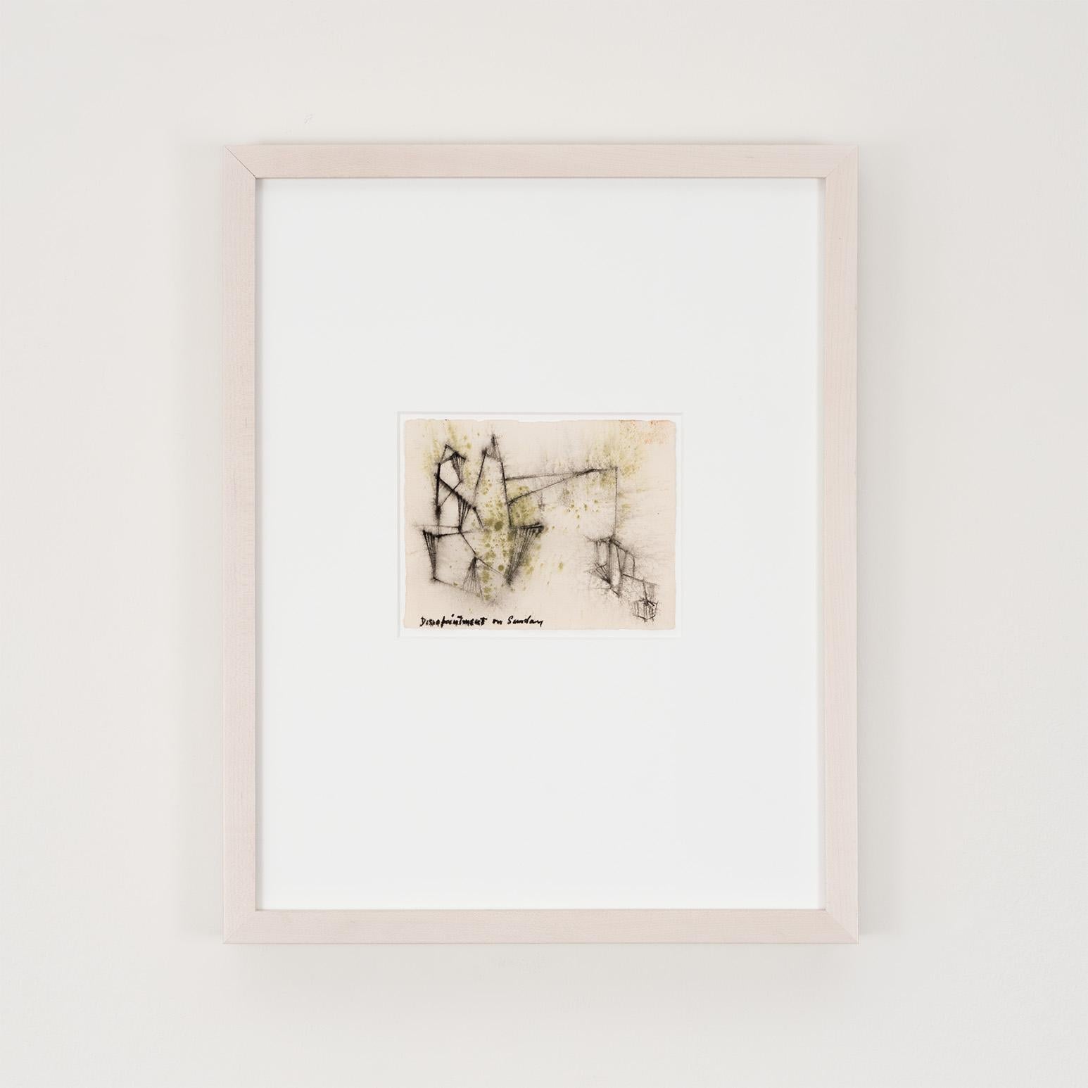 Dorothy Dehner Abstract Drawing - Disappointment on Sunday